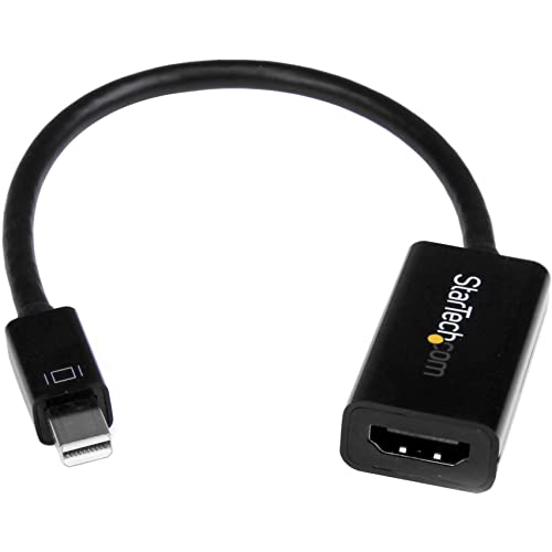 StarTech.com Conversor de Vídeo Mini DisplayPort a HDMI con Audio – Adaptador Activo MDP 1.2 para...