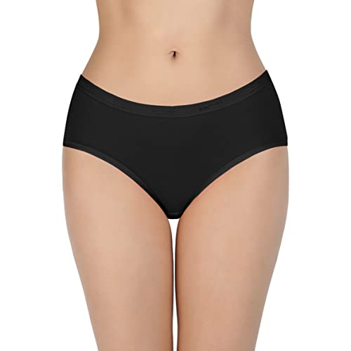 Image of Amante Solid Cotton Low Rise Hipster Panty Pack(Pack of 3)