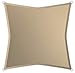 Produktbild Windhager SunSail Riviera, Sonnensegel, Sonnenschutz, UV-Schutz, witterungsbeständig, wasserabweisend, Quadrat 3,6 x 3,6 m, 10889, khaki, 3,6 m, Quadrat 3,6 m