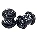 OAMIROMIA New 2026 2Pcs Uv Acrylic Ear Guage Tunnel Plug Taper Stretcher Kit Expander Flesh Piercing Body Jewelry 1.6Mm-10Mm Fashion Trendy Accessories Creative Gift