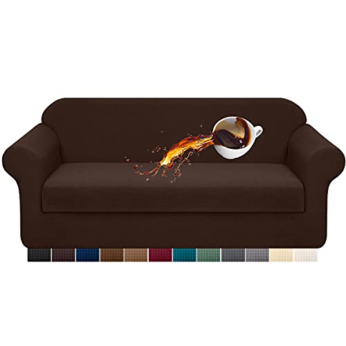 Super Deal Product Granbest Premium Water Repellent Sofa Cover 2-Piece High Stretch Couch Slipcover Super Soft Fabric Couch Cover (Chocolate, XLarge-2 Pieces) Super Deal Product Granbest Premium Water Repellent Sofa Cover 2-Piece High Stretch Couch Slipcover Super Soft Fabric Couch Cover (Chocolate, XLarge-2 Pieces)