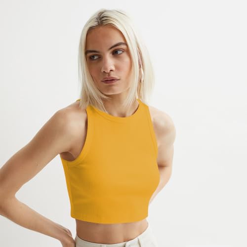 Image of KERI PERRY Tops for Women Crop Top for Women's Tank Activewear Tee Sports Western Casual Cotton Camisole Pack of 3 Combo