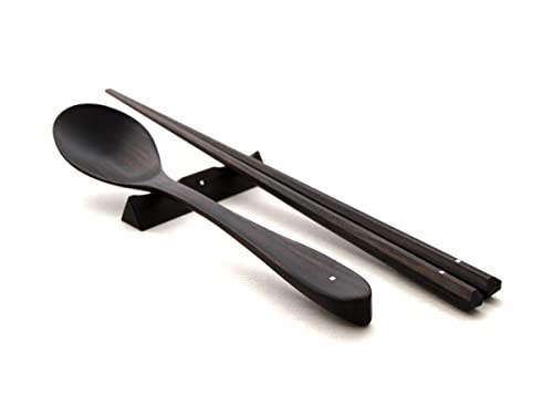 Japanisches Besteck-Set Yokina asa, Ebenholz Cover