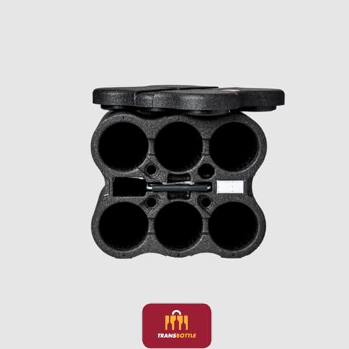 Case Térmico Para Transportar Com Segurança até 6 Garrafas De Vinho. Mala de Viagem Para Proteger Su