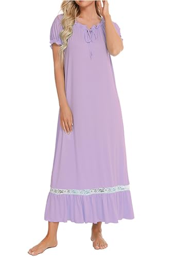 Chemise de nuit douce pour soirées cocooning femme en S