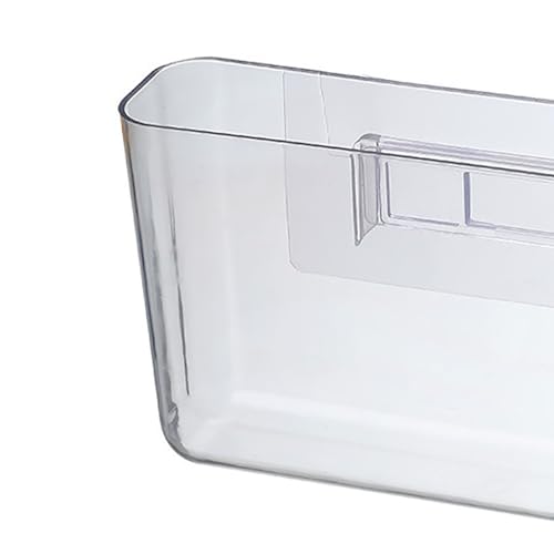 Wandorganizer, Selbstklebende Transparente Aufbewahrungsbox mit Großer Kapazität für Fernbedienungen, Küche Schlafzimmer Wohnzimmer, Starker Klebeorganizer aus Robustem Kunststoff für Wände und Regale