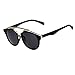 Woman's Retro Style Sunglasses Plastic Frame Glasses Lady Outdoor Uv400 Grey
