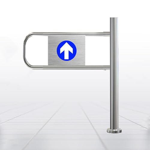 Barrière de sécurité métallique 100 cm pour bloquer les accès non autorisés