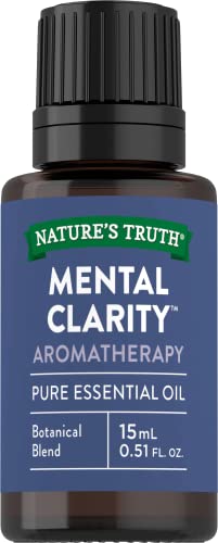 Nature's Truth Essential Oil, Mental Clarity, 0.51 Fluid Ounce, Clear
