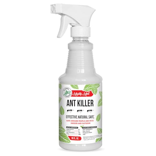 Mighty Mint Peppermint Oil Ant Killer Spray – Natural...