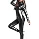 BDSMJOY Lack Body Sexy Wetlook Cosplay Club Outfit Sissy Domina Outfit,Latex Dessous Faschingskostüme Damen Sexy Dessous Damen für Sex,Karneval Kostüm (M)