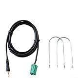 La confezione include: 1 cavo adattatore di ingresso AUX da 5 mm e 1 paio di strumenti, fornendo tutto il necessario per un'installazione senza problemi. Migliora la tua esperienza audio dell'auto con questo comodo e versatile adattatore di ingresso AUX.