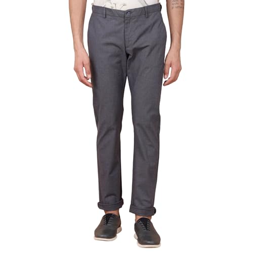 Image of blackberrys Men's Slim Pants (EK-OLAND # Charcoal Grey