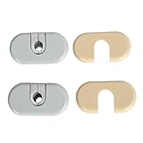 ECOTRIC Sun Visor Support Bracket & Cover Repair Kits Front Right & Front Left Compatible with 2002-2005 Ford Explorer Lincoln Aviator Mercury Mountaineer - 2 Packages