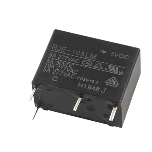 Relay RJE-112LM commutation stable 10A avec relais 12VDC normalement ouvert 4 broches