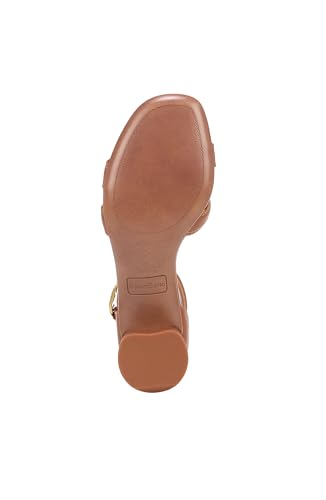 Franco Sarto Women's Nora Ankle Strap Low Block Heel Sandal Heeled4