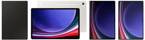 Image of Samsung Galaxy Tab S9 Ultra, RAM 12 GB, ROM 512 GB, Wi-Fi + 5G Tablet, Beige with S9 Ultra Screen Protector, Transparent & S9 Ultra Privacy Screen, Black & S9 Ultra Book Cover Keyboard, Black