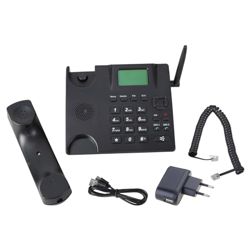 MLWSKKING teléfono escritorio inalámbrico DDK995 con configuración de doble memoria múltiple recepción estable para uso diario