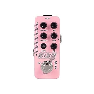 Digital Delay Guitar Effect Pedal Built-in 6 Delay Effects Tap Tempo Function Looper Loop Recording 150S - Les Beatles, Paul McCartney, John Lennon, RIngo Starr, George Harrison