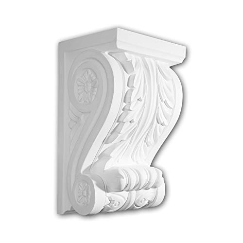 Ménsula Profhome 119001 de espuma rígida poliuretano para decoración de paredes y techos