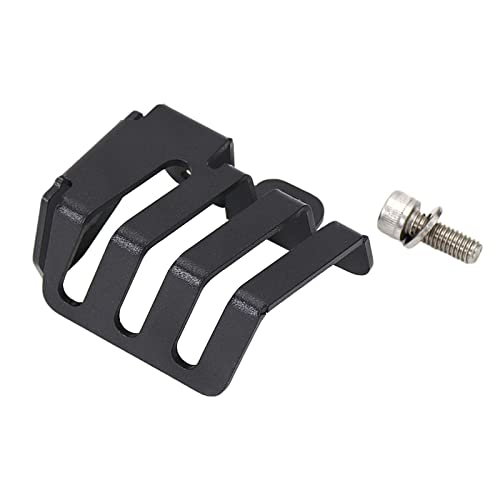 Couvercle de frein arrière en aluminium noir pour protection et élégance de votre moto
