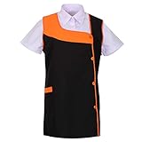 MISEMIYA - SCHÜRZE Reinigung ARBEITSUNIFORM KLINIK Krankenhaus Reinigung TIERARZT Gesundheit GASTGEWERBE - Ref.631 - Small, Orange, Schürzenreinigung 631-19 Orange