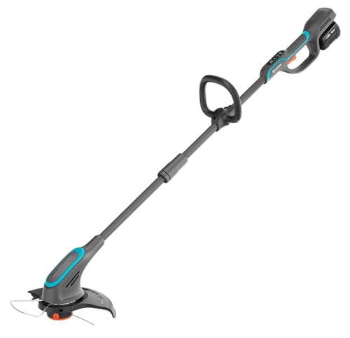 Gardena Tagliabordi a batteria PowerTrim 30/18V Set, compatibile con POWER FOR ALL, modalitĂ PowerBoost, filo di rifinitura da 2 mm, design ergonomico (14703-20)