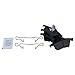 TRQ Front and Rear Brake Pads Ceramic Hardware Compatible with 2001-2009 Volvo S60 1999-2006 S80 2001-2007 V70 2003-2007 XC70