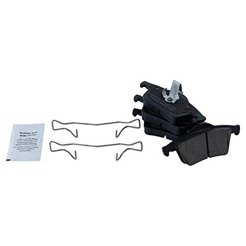 Image of TRQ Rear Brake Pad and Rotor Set Ceramic Compatible with 2000 Volvo V70