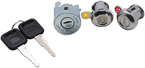 Car Door Lock Ignition Lock Cylinder Key Set/Fit for Isuzu NPR NQR NKR ELF 1994-2007 8-97035-293-0