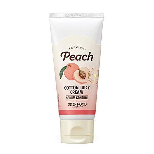 SKIN FOOD Premium Peach Cotton Juicy Cream Sebum Control 60ml