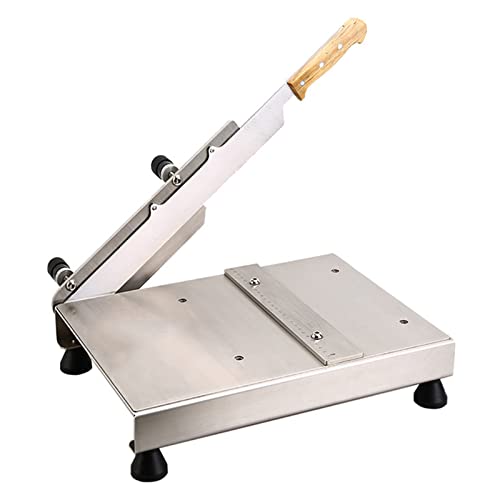 WERYU Gefrorener Fleischschneider Manuelle Fleischschneider Edelstahl Ginseng für den Heimgebrauch Rinder Hammelbrötchen Speck Käse Nougat Deli Shabu Shabu Hotpot – Bild 3