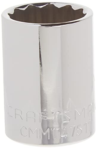 CRAFTSMAN Shallow Socket, SAE, 1/2-Inch Drive, 13/16-Inch, 12-Point (CMMT47511)