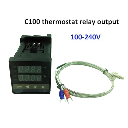 Régulateur de température numérique C100 thermostat de commande avec sonde type K - 2