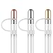 DD Compatibile con Apple Pencil Tappo, Alluminio Anti-Perso Magnetico Cappucci di Ricambio per Apple Pencil (SET DI 3)