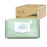 AIRFRIC 流せる赤ちゃん用おしりふき 医療級純水99.99% ・無添加・無香料・ノンアルコール 超極厚構造/抗菌蓋付き/トイレ溶解試験済 出産準備・誕生祝い ・業務用大容量 Atsude シリーズ (流せるおしりふき【60枚入りx10パック】(600枚) WT005)