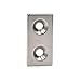 Neodymium Rectangular Pot Magnets, with Countersunk Hole,Strong,Industrial Strength Rare Earth Magnets for Home, Workplace 20x10x4mm Double Hole 4mm 15PCS