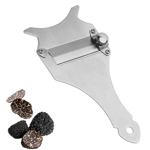 Rebanador de Trufa, ortador de Queso de Trufa de Acero Inoxidable, Afeitadora de Chocolate Cuchilla Chocolate Ajustable