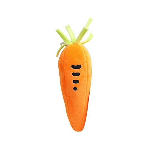 Preisvergleich Produktbild BIGBOBA 1 Süße Weiche Plüsch Karotte Styling Federtasche, Schreibwaren Bleistift Tasche, Reißverschluss Münztüte, Damen Kosmetiktasche, Kleine Aufbewahrungstasche