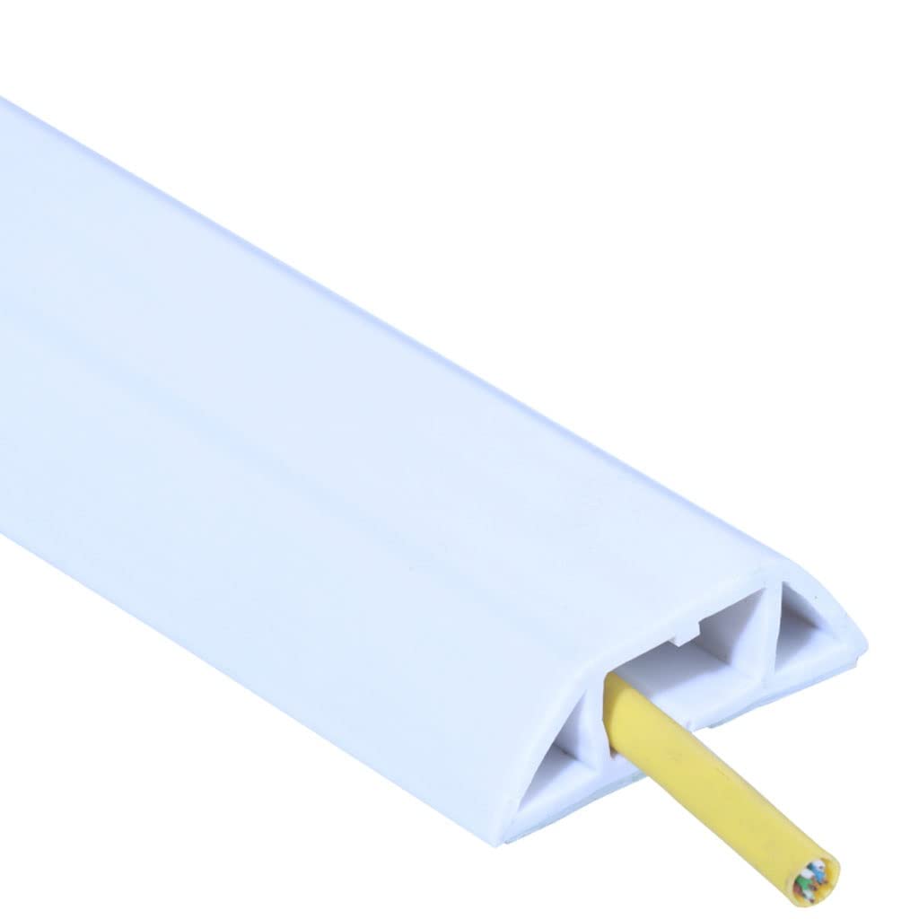 Anti Passo Canalina Passacavi Impermeabile Pavimento Cavi Calpestabile Ritardante di Fiamma Proteggere Cavo Pavimento Autoadesiva Canalina Copricavi da Pavimento (Color : D50-A, S : 10m)