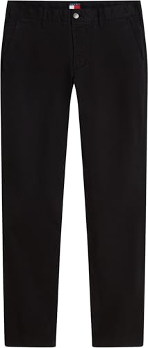 Tommy Jeans Herren Chino Hose Scanton Twill Slim Fit, Schwarz (Black), 28W/34L – Ansicht 6