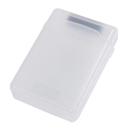 AlexVyan HDD Protector Plastic Box for 3.5" IDE SATA HDD Hard Disk Drive Protection Case Cover Enclosure Storage Box (Pack of 1 - White)-picture-22