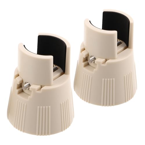 Roleader 2pcs Adjustable Furniture Legs for Table and Sofa with Tool-Free Installation, Plastic Material, Protects Floors, Non-Slip Heavy Duty Support Feet, 2 to 3.27 Inch Height Riser