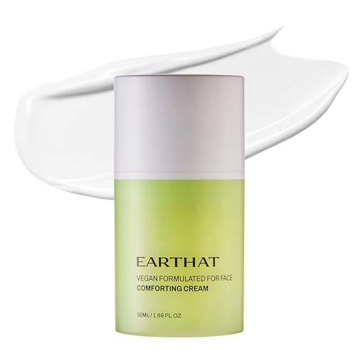Agency Skincare Reviews: Top Korean Moisturizers for Hydrated, Glowing Skin 3 EARTHAT Panthenol Cream – Korean Skincare for Glass Skin with Airless Pump, 1.69oz | Hydrating Face Moisturizer with Centella Asiatica and Hyaluronic Acid | Soothing Barrier Repair Cream