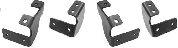 Go Rhino Dominator Xtreme D1 / D2 / D6 / DS/DSS/DT Brackets | Mild Steel, Textured Black | D64436TK | Fits 2022-2024 Toyota Tundra Crew Max/Double Cab Pickup; 2023-2024 Toyota Sequoia