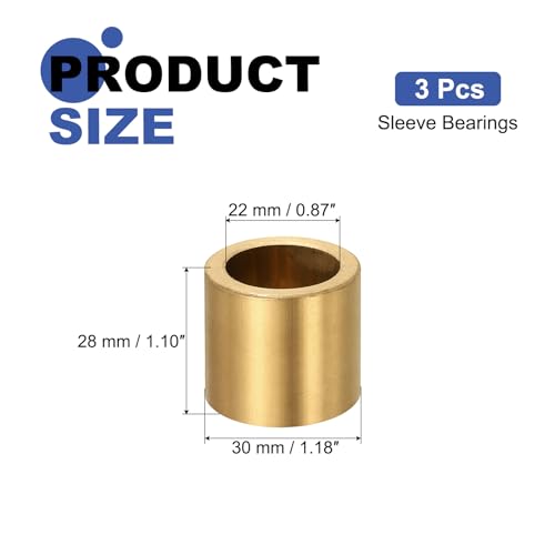 Rodamientos de manguito de 22mm para reparar holguras mecánicas y vibraciones 2