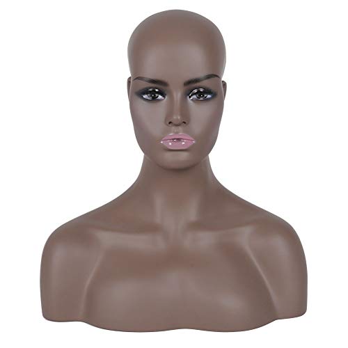 FRP Mannequin Head Model For Hat Sunglass Fibreglass Female Manikin Head Bust For Wigs Jewerly Display