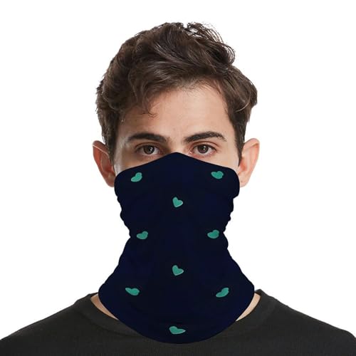 Lovely Blue Background Mascarilla Facial para Clima Frío Cuello Tubular Bufanda Bandeleta a Prueba de Viento para Hombres y Mujeres Balaclava Elástica para Motociclismo Ciclismo Esquí Fiesta miniatura 4