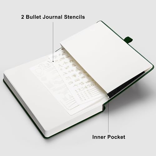 Image of RETTACY Blank Journal Notebook, 192 Pages, A5 Medium Size (5.7'' x 8.3'')