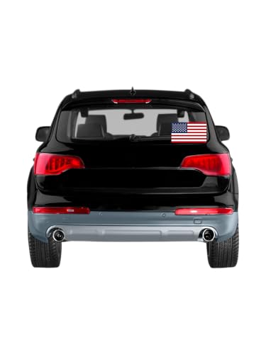 Image of USA Flag Vinyl Sticker, 7 inches by 3.8 inches